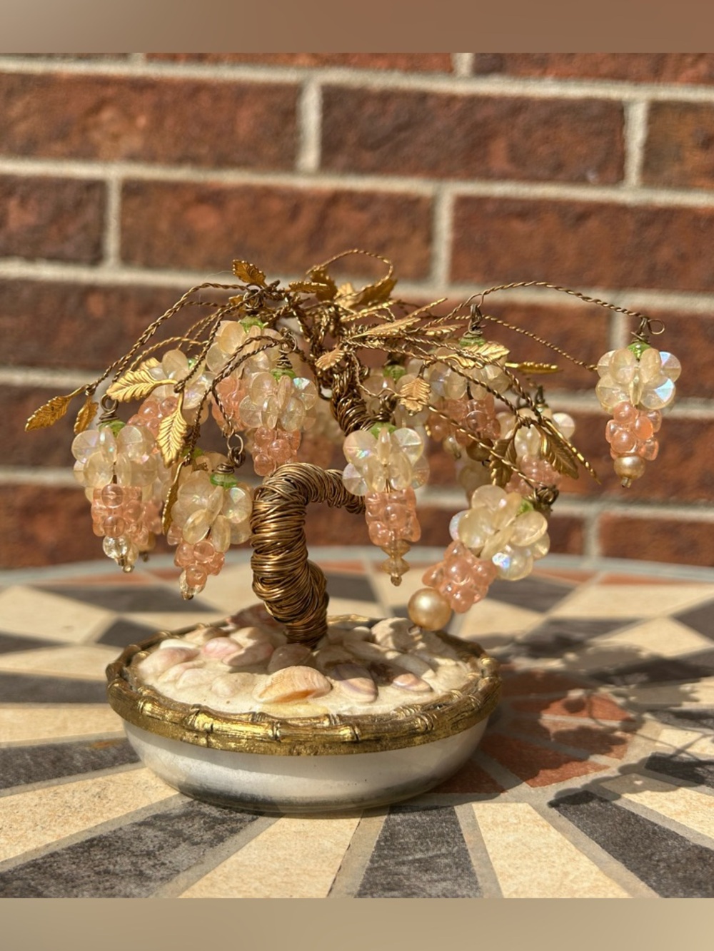 Vintage beaded grape tree - Picture 5 of 12
